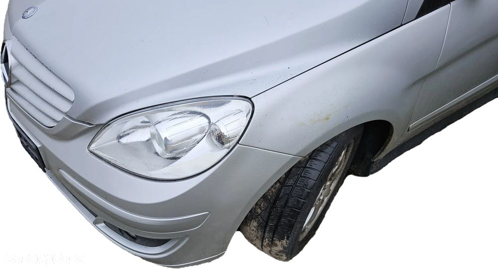Przód kompletny Mercedes B-klasa W245 srebrny 761 przedlift maska zderzak lampy blotnik pas przedni 180CDI - 4