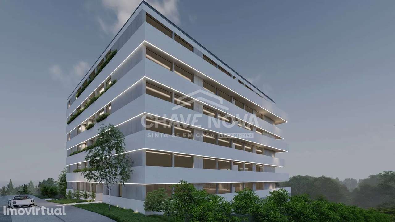 Apartamento T1 Novo c/Campo de Padel e Jardim em Canidelo - Grande imagem: 5/12