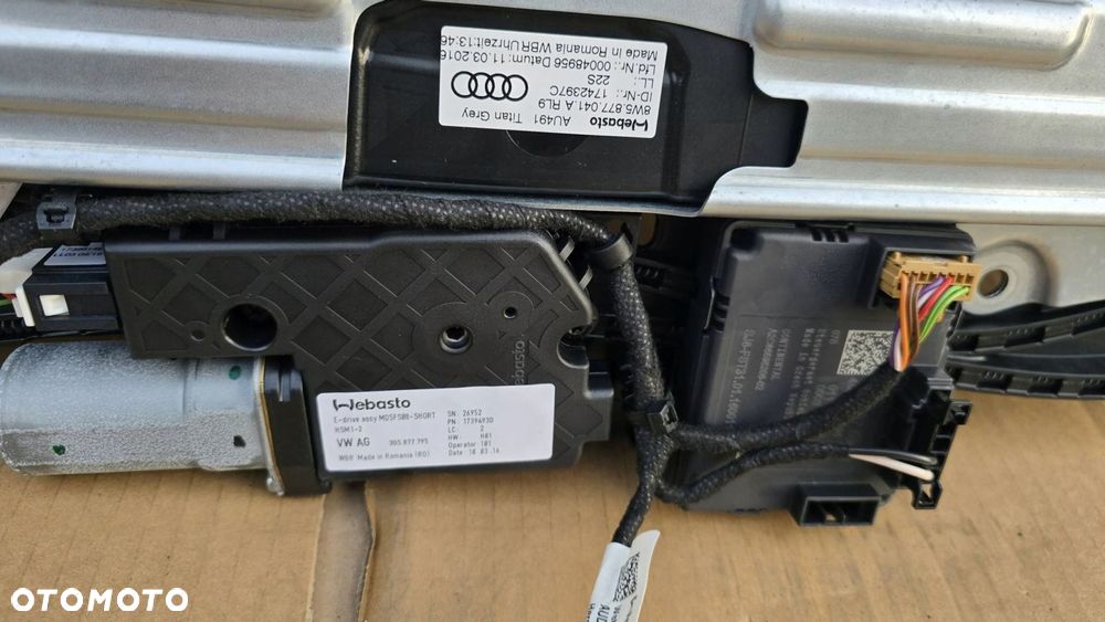szyberdach kompletny audi a4 b9 8w 8w5877255 - 5