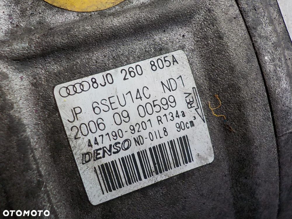 AUDI A3 II 8P 1.8 TFSI SPRĘŻARKA POMPA KLIMATYZACJI 8J0260805A - 5