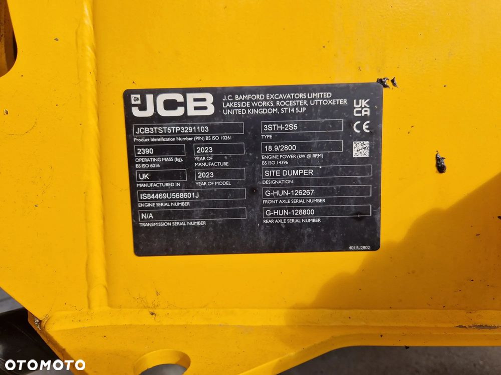 JCB 3T-2 * next gen. * 3t * 2023r. * 388 mth * wozidło obrotowe * - 37