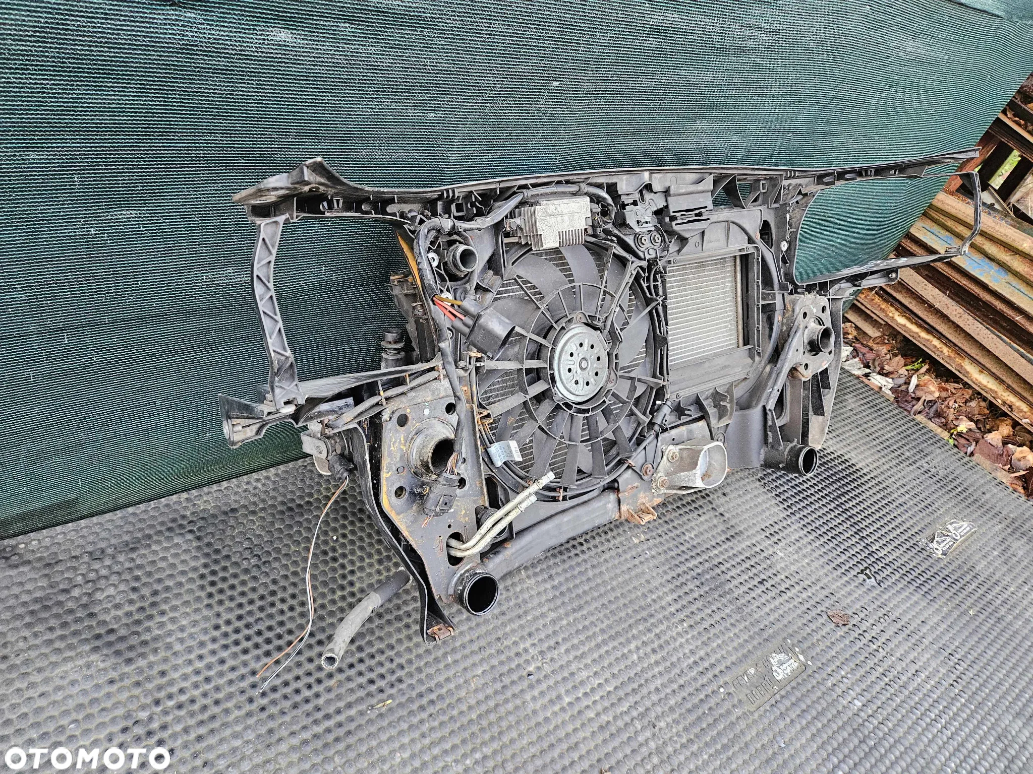Pas Przedni 8E0805594E Wzmocnienie Czołowe Belka Zderzaka Chłodnice Wentylator 2.0 TDI 140KM AUDI A4 B7 - 19
