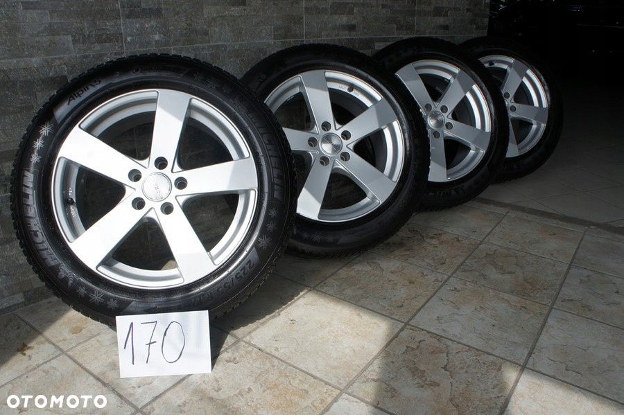 NR 170 Koła Zimowe Alufelgi AUDI A6 225/55/17 Michelin Alpin - 1
