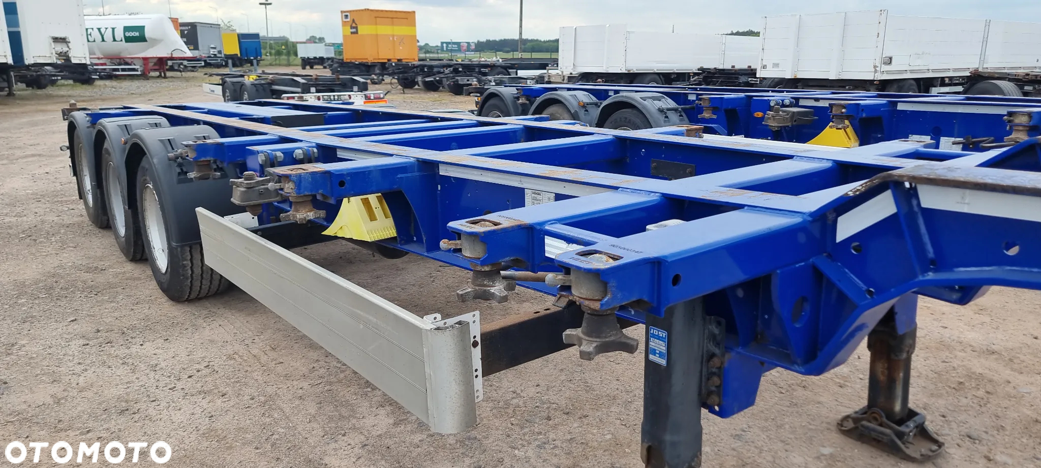 Kögel 31.000zł netto 10xNACZEPA POD KONTENER 2014r 2x20,30,40 3 OSIE ROZSUWANA SAF St. BDB MOŻLIWOŚĆ TRANSPORTU - 8