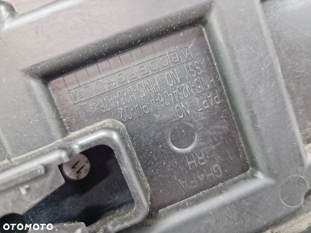 FORD ECOSPORT II LIFT MK2 17- PRAWA LISTWA DRZWI TYLNA TYLNIA TYŁ , NR HN15-N254A76 / HN15-N254A76A , BIAŁA , NR AUKCJI LD5 - 9