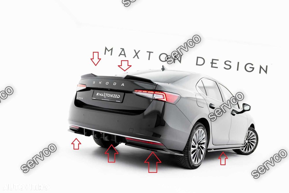 Pachet Body kit tuning Skoda Superb Sedan Mk4 2024- v3 Maxton Design - 7