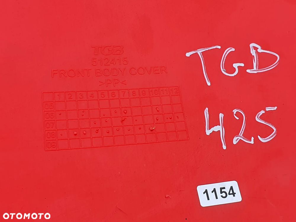 BLOTNIK PRZOD NADKOLE  TGB BLADE 425 - 13