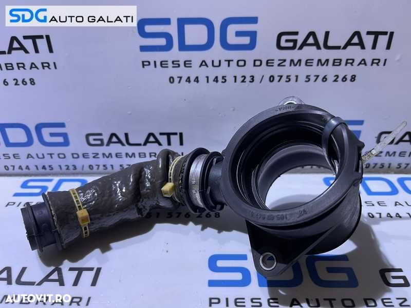 Furtun Conducta Admisie Turbo Turbina Turbosuflanta Ford Focus 3 1.6 TDCI 2010 - 2018 Cod AV61-6C784-AD [M5393] - 1
