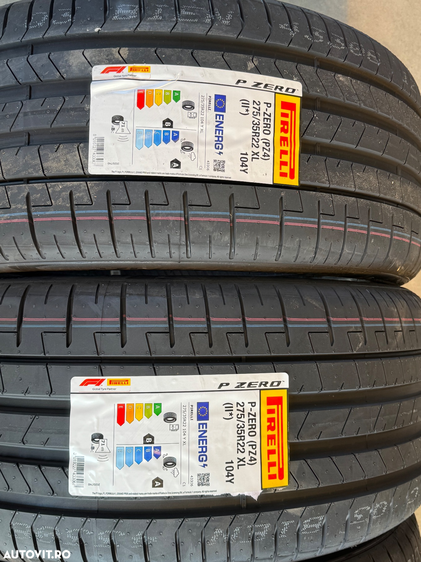 Vând set anvelope 275/35/22-315/30/22 Pirelli de vară noi - 2