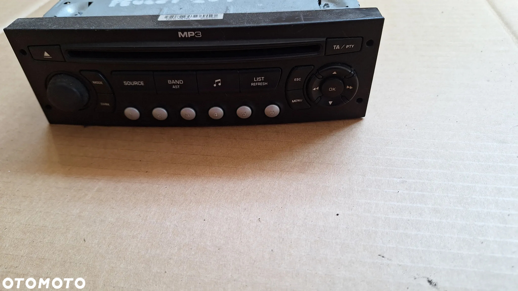 RADIO CD PEUGEOT 207 B9662925977 - 2