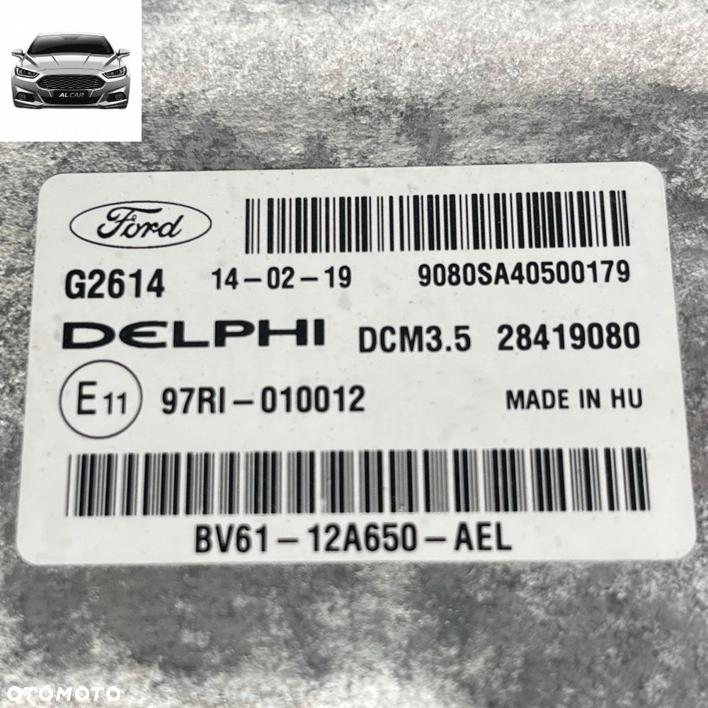 STEROWNIK SILNIKA 2.0 TDCI EURO 5 FORD FOCUS MK3, C-MAX MK2 BV61-12A650-AEL - 2