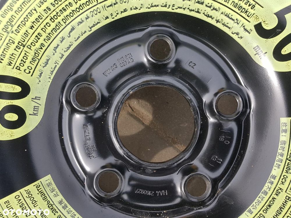 AUDI A3 8V 2012r- GOLF VII 7 LEON III KOŁO DOJAZDOWE 16 5X112 LEWAREK - 7