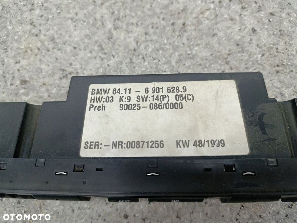 PANEL NAWIEWU BMW 5 E39 6901628 - 5