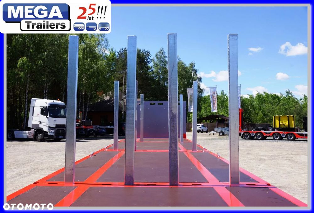 Inny PLATFORMA Mega osie 19,5 BPW, zamki kontenerowe, skos do najazdów !!! - 23