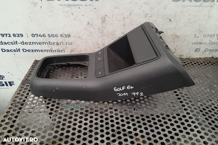 Consola centrala 5M1863487 Volkswagen VW Golf 6  [din 2008 pana  2015 - 3