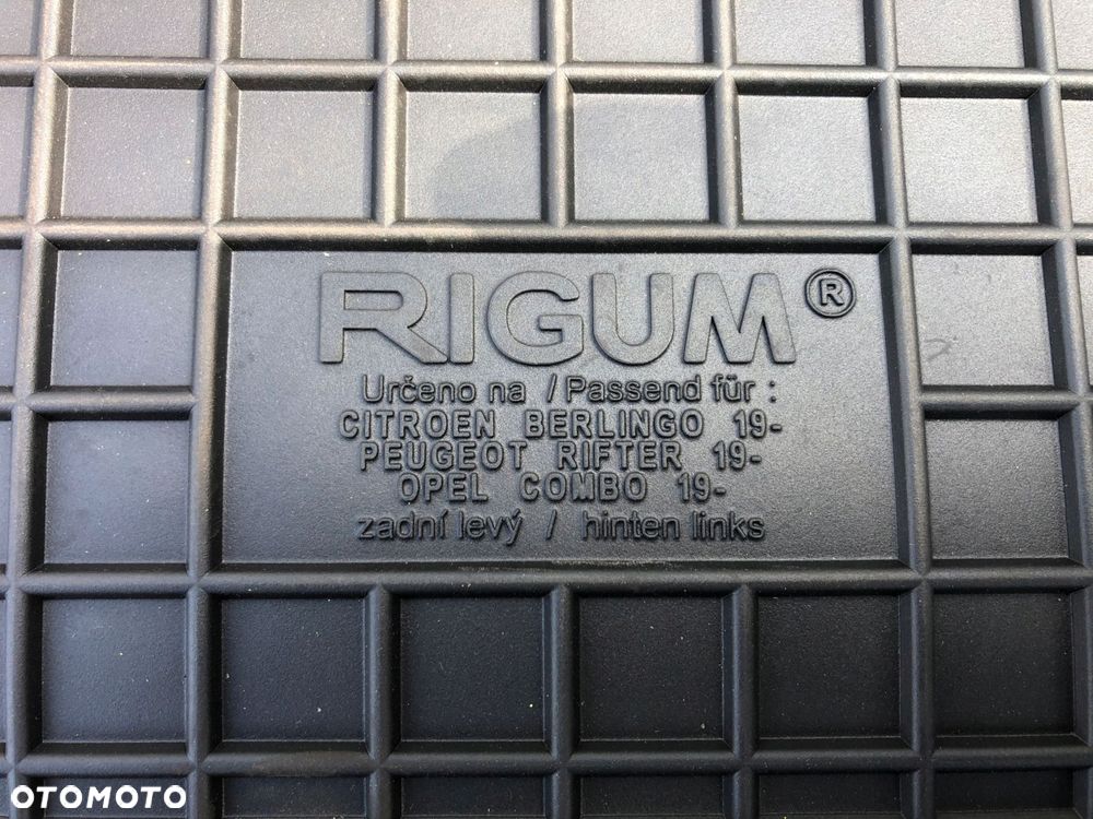 Citroen Berlingo Combo Rifter dywaniki 2019- - 2