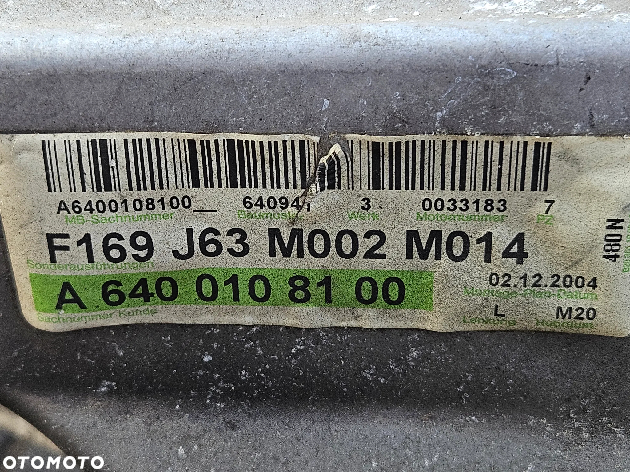 Mercedes W169 A subwoofer A1698201202 - 3