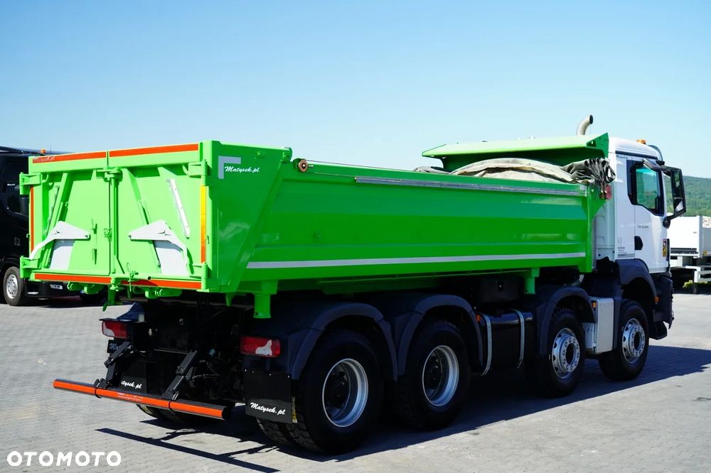 MAN TGS 35.470 / 8x4 / WYWROTKA 2 STRONNA / HYDROKLAPA / HYDROBURTA / BORDMATIK / OPONY 100% / NAVI RIO / EURO 6 - 21
