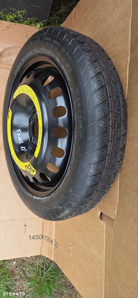 Koło dojazdowe zapasowe Audi A4 B6 B7 5X112 17" - 7