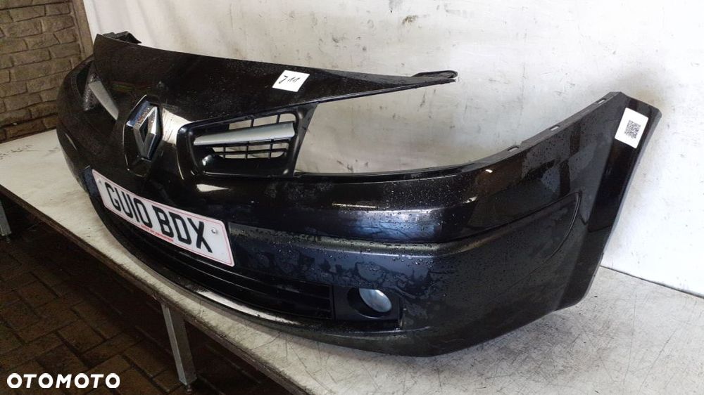 * ZDERZAK PRZÓD PRZEDNI DO RENAULT MEGANE II 2 LIFT FL HALOGENY NV676 CZARNY - 3