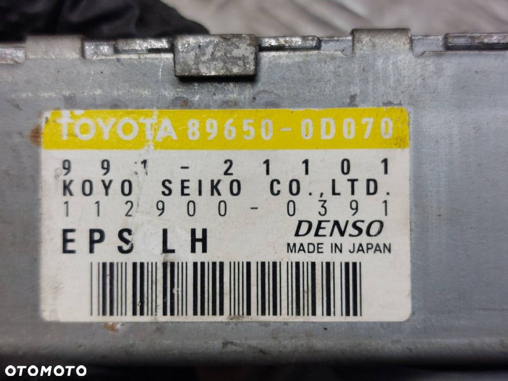 KOMPUTER MODUŁ STEROWNIK WSPOMAGANIA YARIS I 1.4 D4D 89650-0D070 - 4