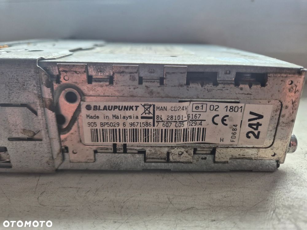 RADIO 24V MAN TGA TGL TGM 81281016167 - 2