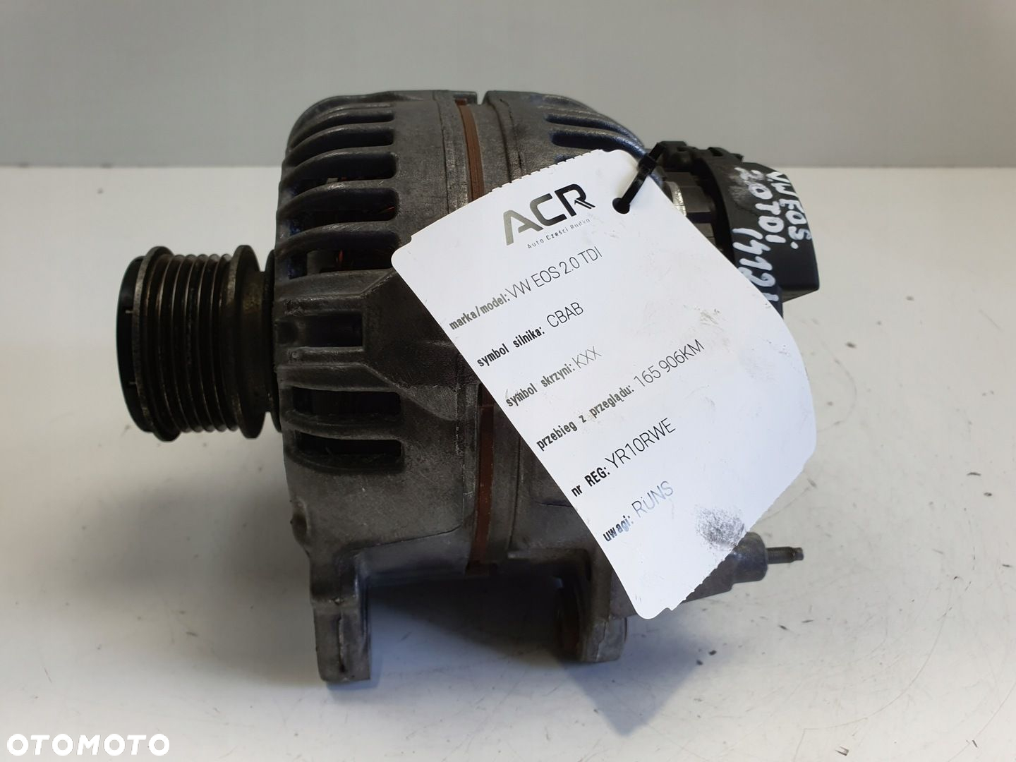 VW Passat B6 1.9 TDI ALTERNATOR bosch 06F903023F 140A - 5
