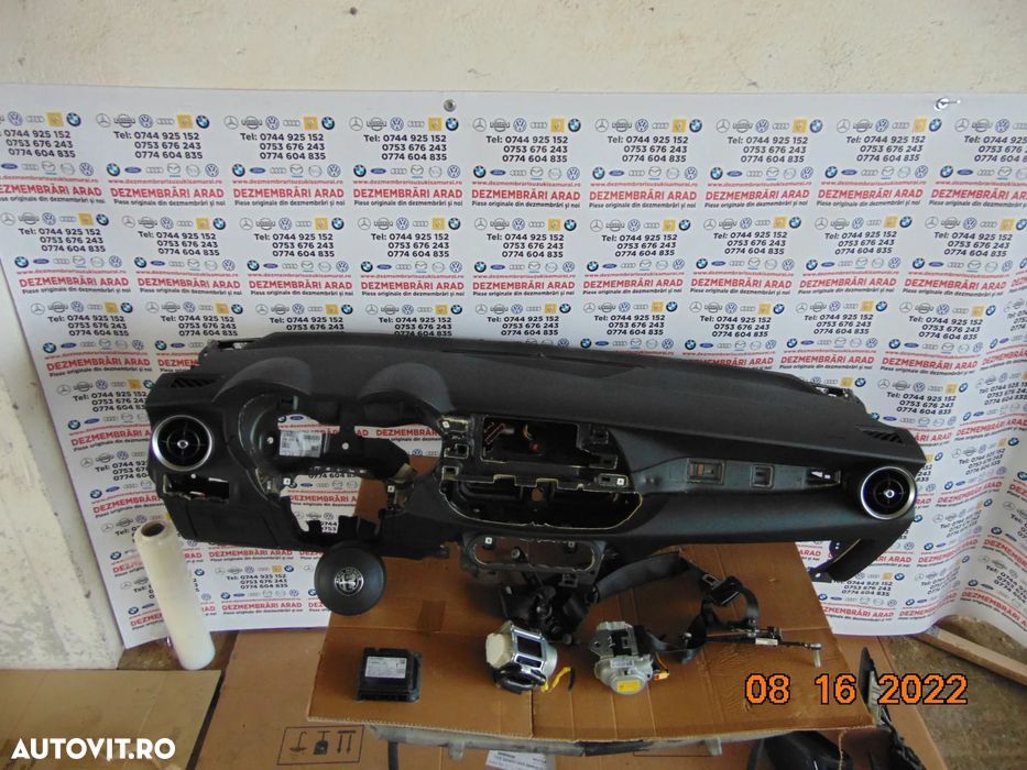 Plansa Bord Alfa Romeo Stelvio 2015-2022 airbag sfer pasager centuri f - 2