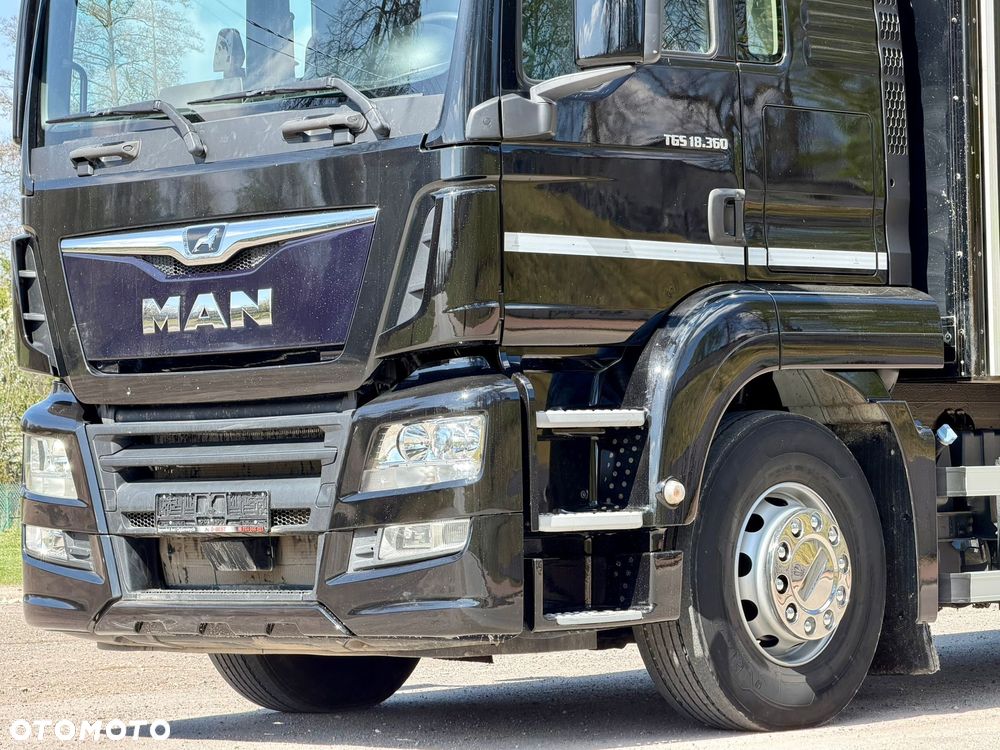 MAN TGS 18.360 / KONTENER - FIRANKA / WINDA / 21 EUROPALET / AUTOMAT / SYPIALKA / 2019 ROK - 12
