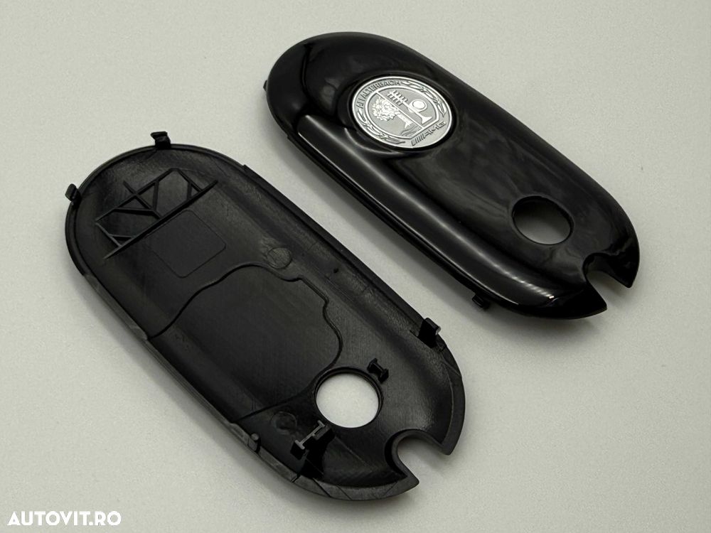 Capac Cheie Compatibil Mercedes Model nou AMG Affalterbach crom/negru - 4