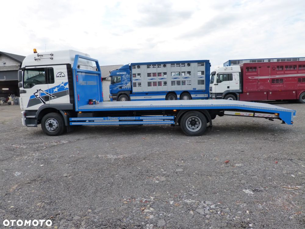MAN TGM 15.290 POMOC DROGOWA AUTOLAWETA SPECJALNY EURO 5 DMC 15.500 KG ŁADOWNOŚĆ 9.000 KG XENON - 7