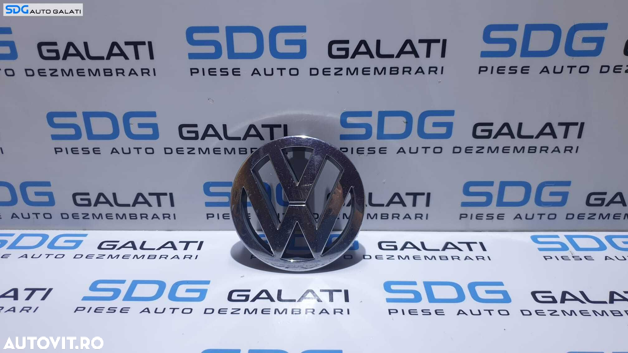 Sigla Emblema Grila Bara Spoiler Fata Volkswagen Sharan 2000 - 2010 Cod 7M3853601 - 2