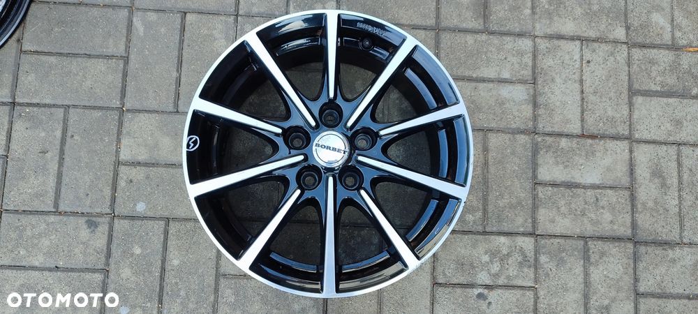 FELGI ALUMINIOWE 5x112 7Jx16 CALI ET37 BORBET fi 57,1 -72 VW AUDI SEAT SKODA MERCEDES I INNE 4 SZTUKI KOMPLET - 6