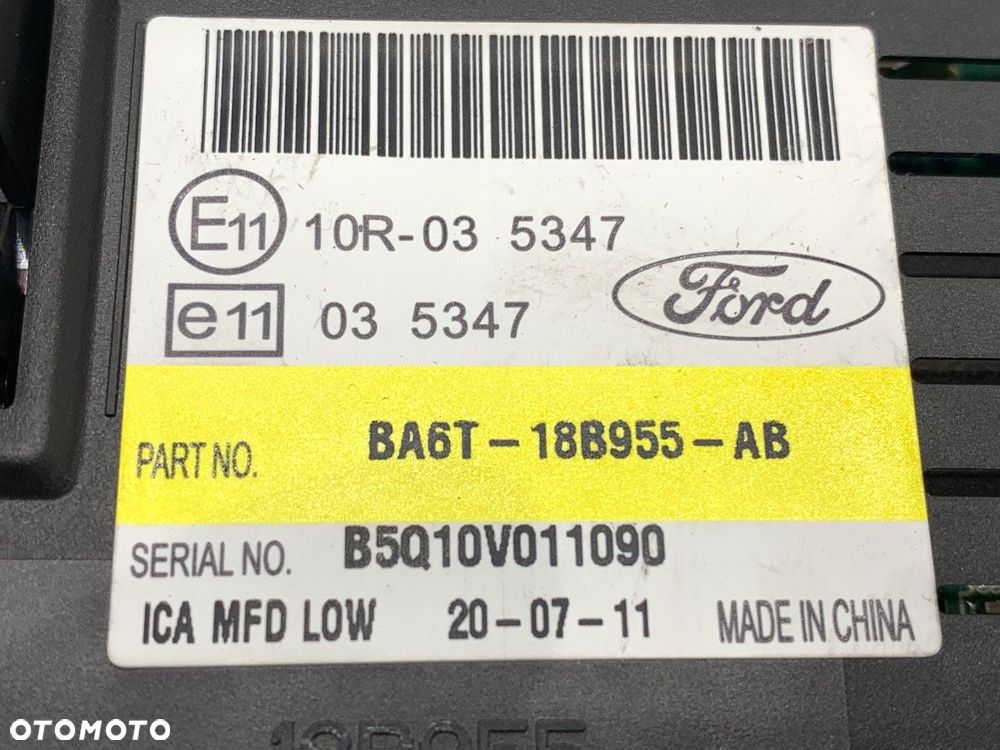 WYŚWIETLACZ - 46.00 PLN - FORD FIESTA VI (CB1, CCN) 2008 - 2022 1.4 TDCi 51 kW [70 KM] olej - 4