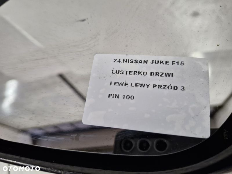 nissan juke f15 i 1 lusterko drzwi lewe lewy przód 3 pin uk - 8