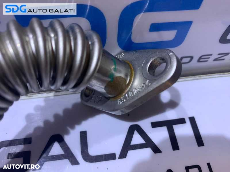 Teava Conducta Retur Ulei Turbo Turbina Turbosuflanta Saab 9-3 93 1.9 TiD 2002 - 2015 Cod 55182896 - 3