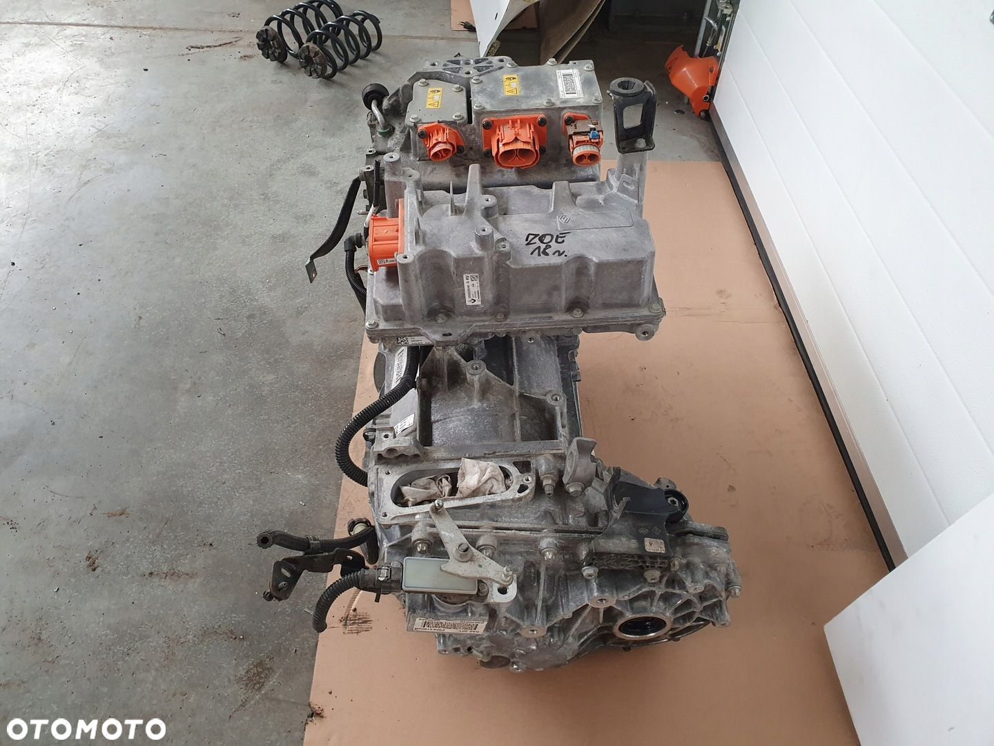 SILNIK ELEKTRYCZNY ŁADOWARKA SKRZYNIA RENAULT ZOE I 18r 5AQ 601 MAQ 601 - 9