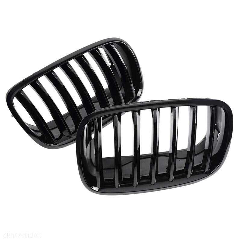 Grile Nari Negru Lucios BMW X5 X6 E70 E71, Capace Oglinzi, Produse NOI - 1