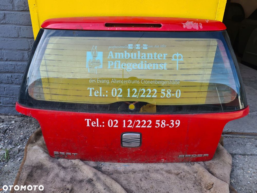 klapa bagażnika seat arosa lift czerwona - 1