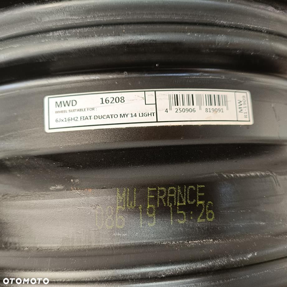 Felgi 5x118 16 Fiat Ducato Jumper Boxer Camper 4szt (F8834) - 8