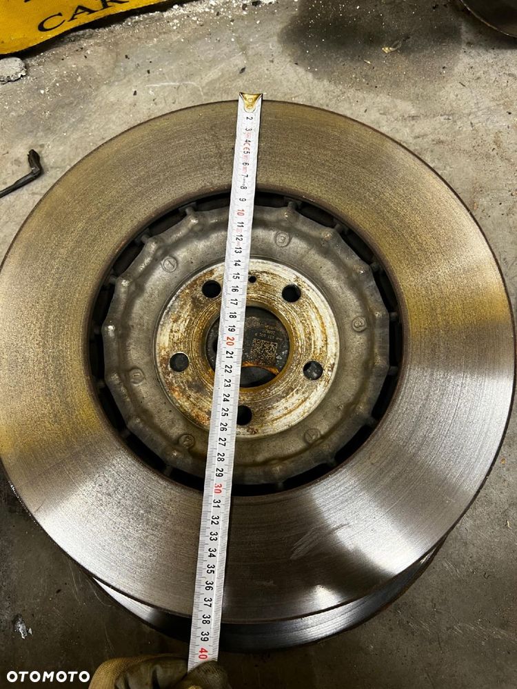 KOMPLET TARCZE ZACISKI KLOCKI HAMULCOWE AUDI A8 D4 - 16