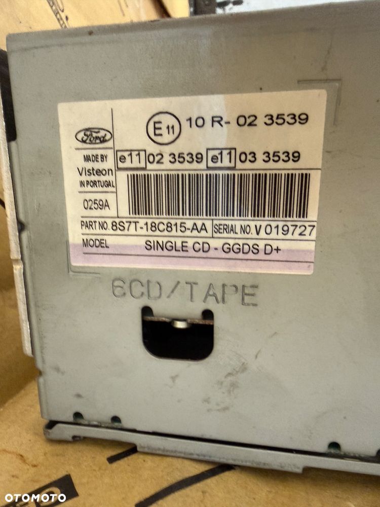 Radio Ford S-Max 06-15r. Nr. 8S7T-18C815-AA. - 3