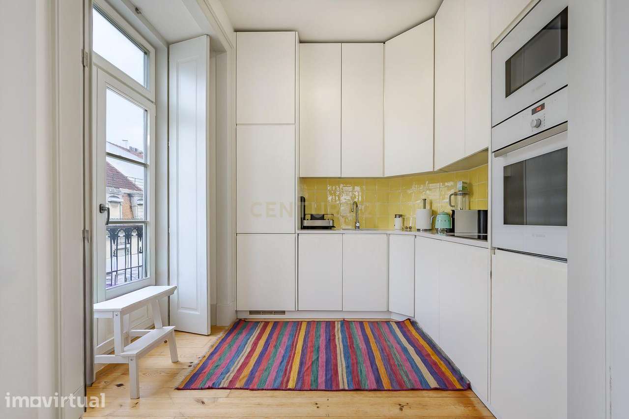 Apartamento T2 de Luxo com Varanda a Sul, Vista Rio, Elevador e Prédio - Grande imagem: 3/26