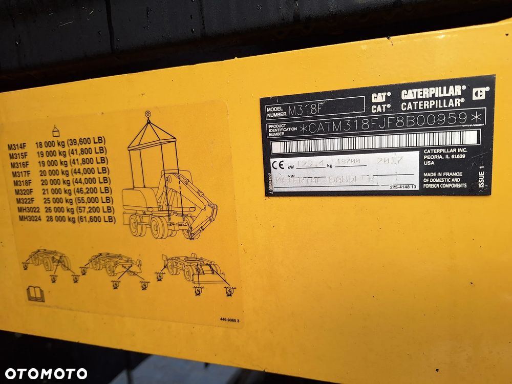 Caterpillar M318F M318 318F 318 14.300mth bardzo dobry stan - 20