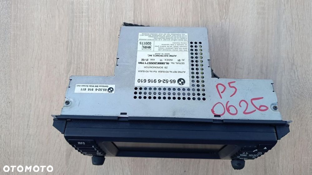 RADIO RADIOODTWARZACZ CD BMW E39 2001 6913385 6916610 - 2