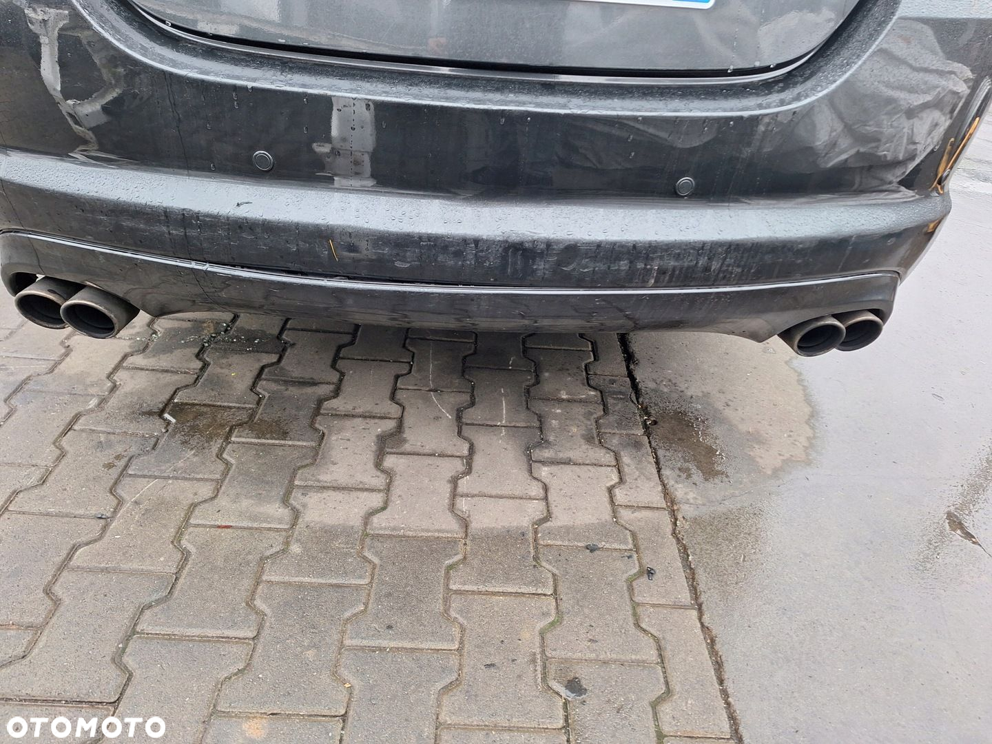 JAGUAR XF R 1 I X250 07-11 SEDAN XFR CZUJNIKI PDC CZARNY ZDERZAK TYŁ LNL - 2