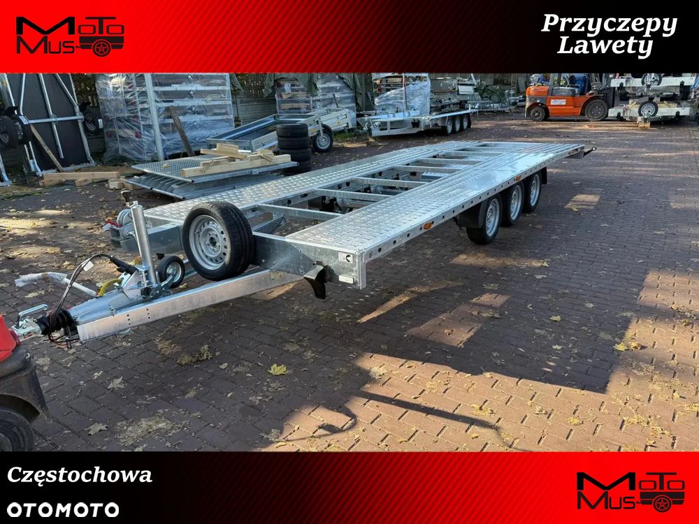 Martz Laweta Martz GT Unideck PLUS 600/3 DMC 3,5T 3 osie pusta ze skosem certyfikat VDI - 1