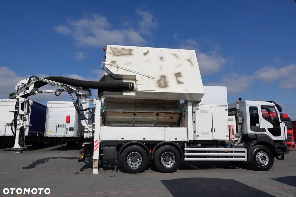 Renault KERAX 450 / 6x4 / KOPARKA SSAĄCA / MTS SAUGBAGGER 3A11T /ASENIZACYJNY / ŁADOWARKA PRÓŻNIOWA / WUKO / MŁOT / STEROWANIE RADIOWE - 28