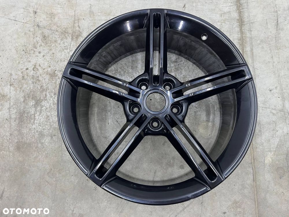 Felga Porsche Taycan 9,5jx21 H2 ET60 5x130 pojedyncza sztuka 21 cali oryginalna 9j1601025aa - 1