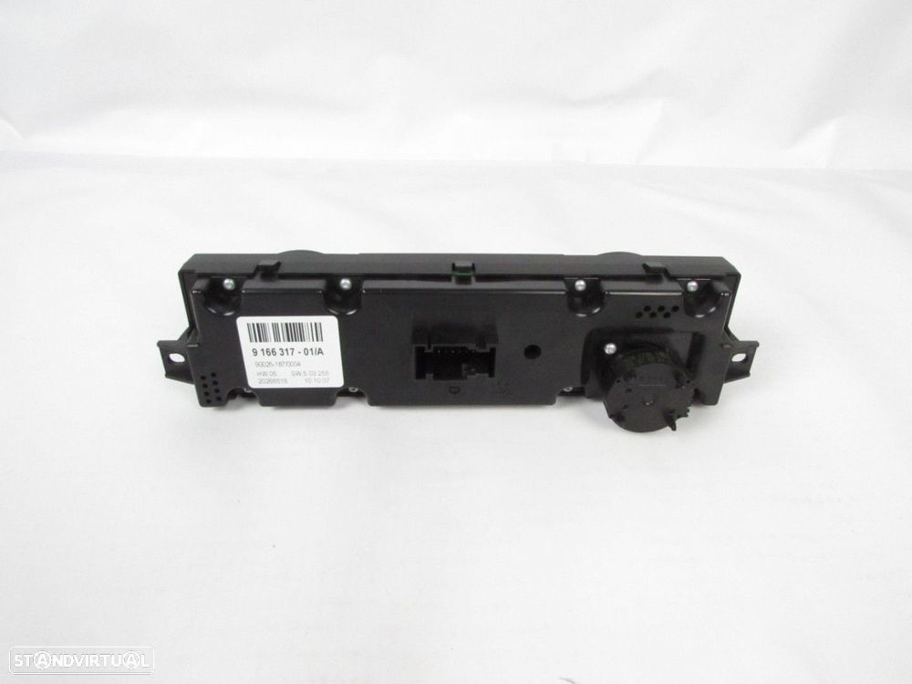 Painel Ar Condicionado automático Trás Seminovo/ Original BMW X5 (E70)/BMW X6 (E... - 2